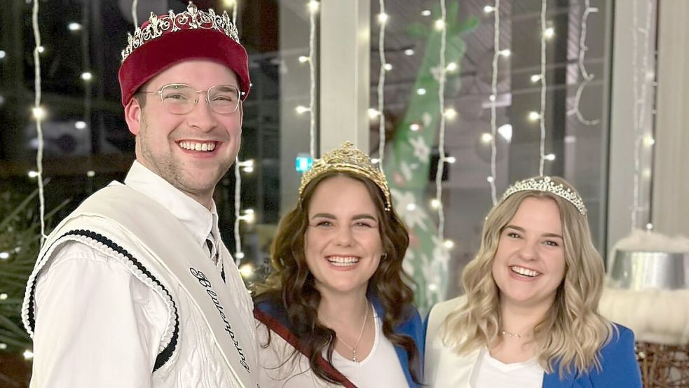 Wiesmoors Königshaus ist ein fröhliches Trio. Foto: privat