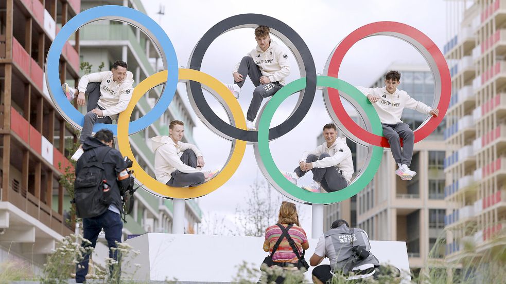 Einige deutschen Athleten sind schon im Olympischen Dorf. Henrik Janssen kommt am 1. August dazu. Foto: Imago