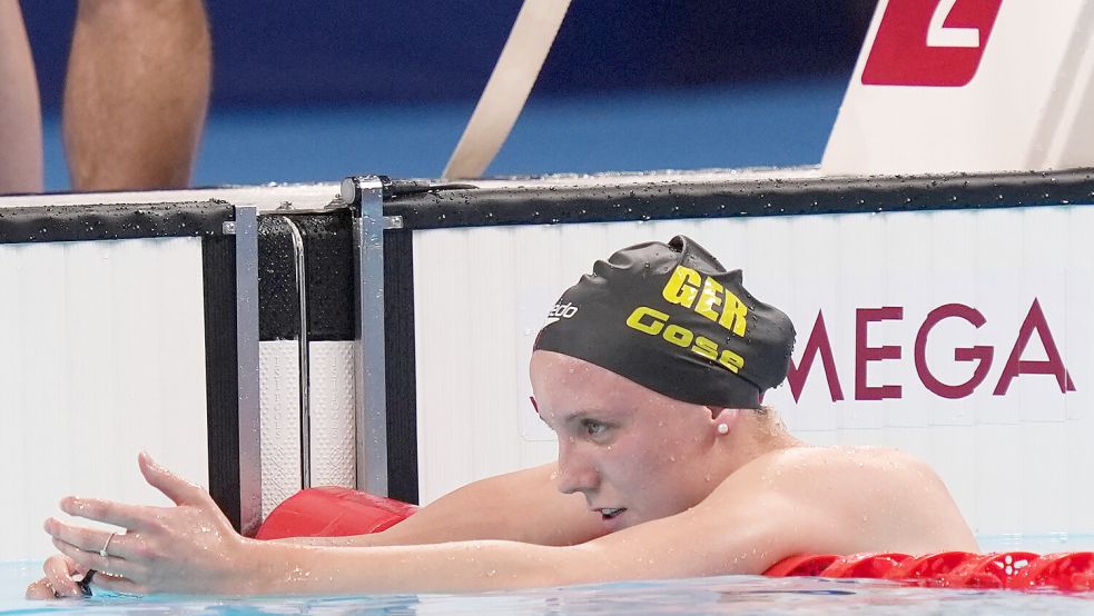 Schwimmerin Isabel Gose hat in Paris eine Bronzemedaille geholt. Foto: dpa/Brandt