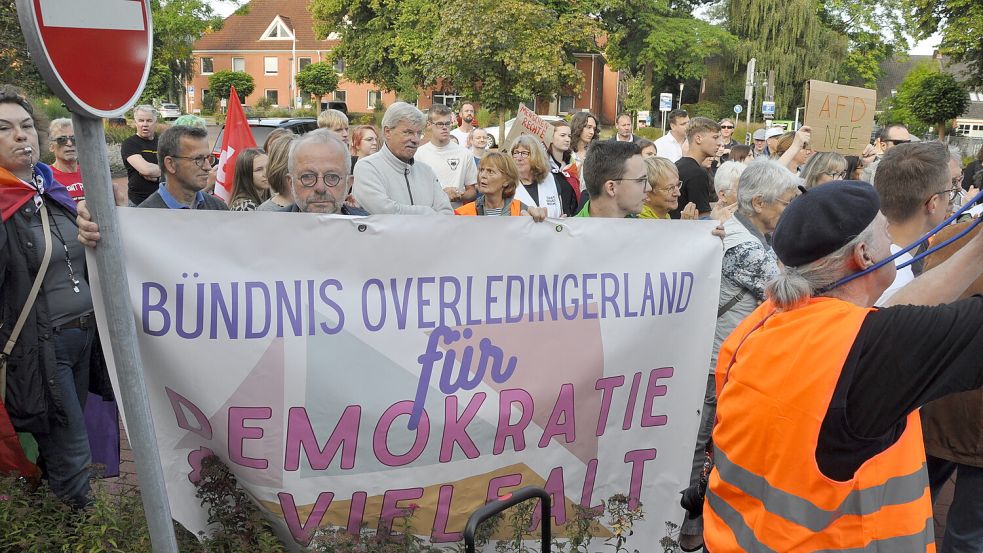 Mehrere Bündnisse waren dem Aufruf zum Protest gefolgt. Foto: Wolters