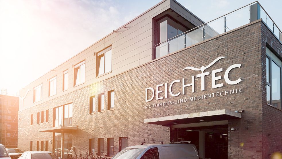 Erst 2020 zog die Firma Deichtec in das neue Gebäude am Neuen Delft in Emden. Foto: Deichtec