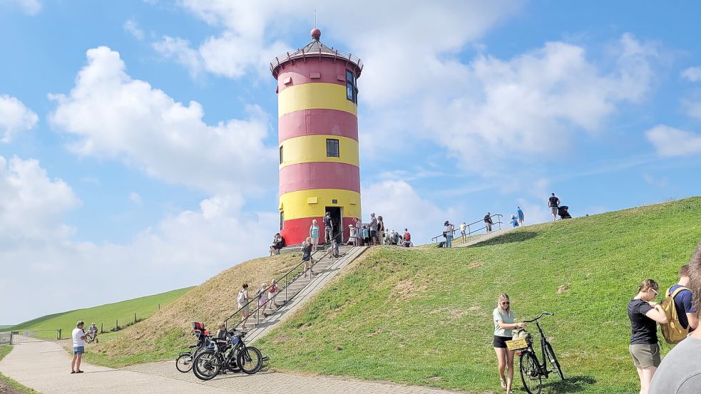 Kann man nun in kleinerer Form auch als Stempel sammeln: den Pilsumer Leuchtturm.