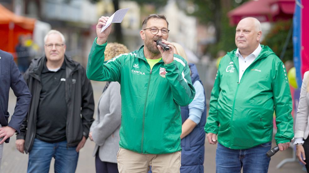 Organisator Rüdiger Barten freute sich über die Rekord-Teilnehmerzahl.