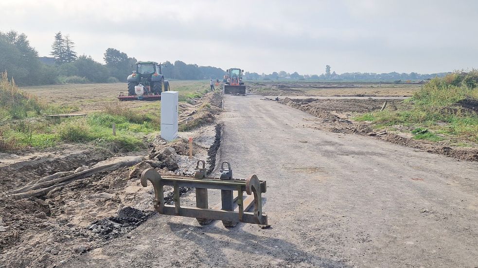 Die Vermarktung der Bauplätze in Ditzum und Jemgum hat die GPL übernommen. Foto: Gettkowski