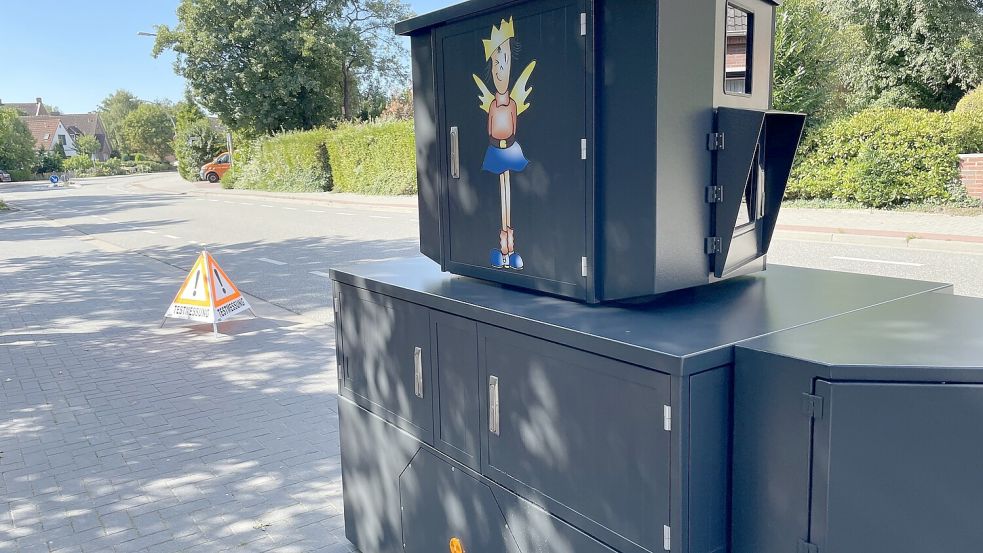 Eigentlich nicht zu übersehen und doch fleißig am Blitzen: das „Engelke". Foto: Schuurman