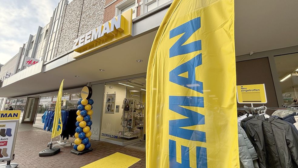 Neu geöffnet hat Zeeman. Foto: Heinig