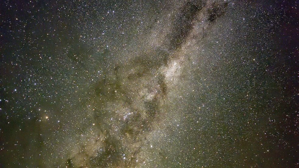 Diesen Sternenhimmel sah Rehaag von der Notfallhütte aus. Foto: privat