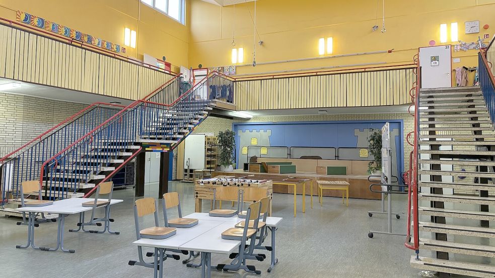 Die Pausenhalle der Westerburgschule. Foto: Hanssen