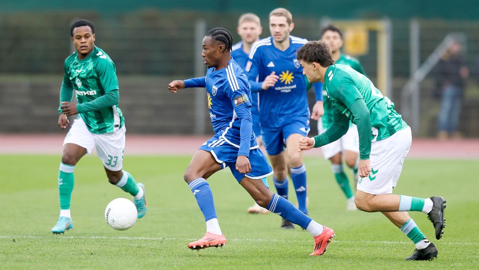 Michael Igwe rechtfertigte seine Startelf-Nominierung mit einem herausgeholten Elfmeter und einem Kopfballtor.