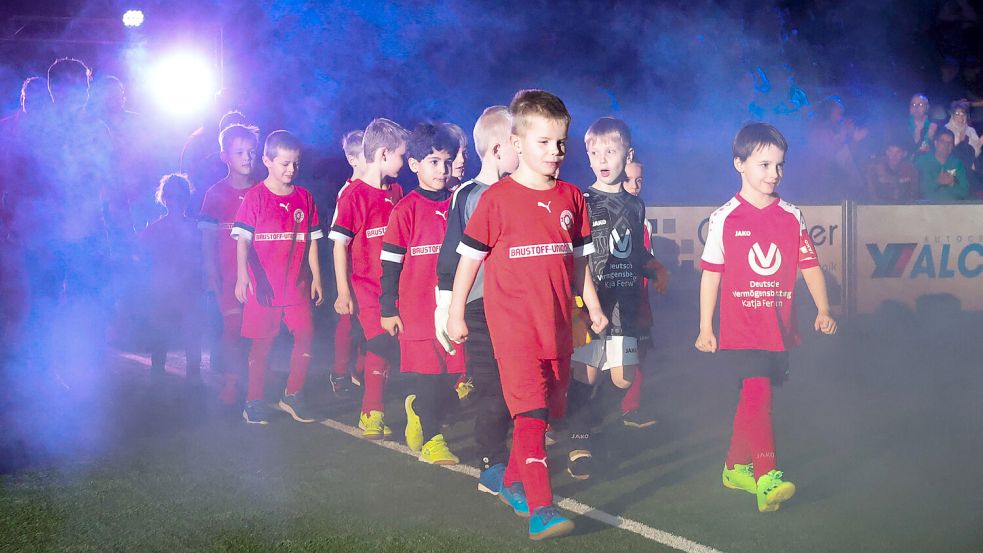 Große Bühne: Am Finaltag wartet nochmals ganz besondere Aufmerksamkeit auf die Spieler und Spielerinnen. Archivfoto: Doden/Emden