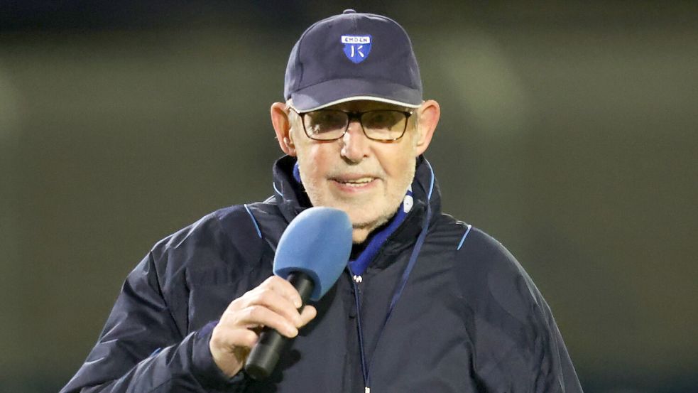 Gerd Krauledat vor dem Spiel.
