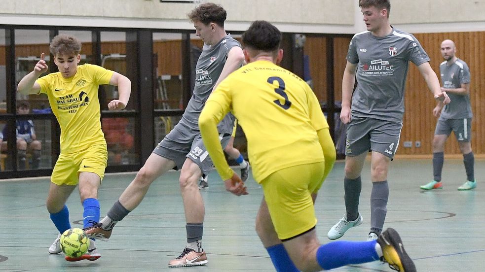 Germania Leer und Holtland trennten sich 2:2. Foto: Damm