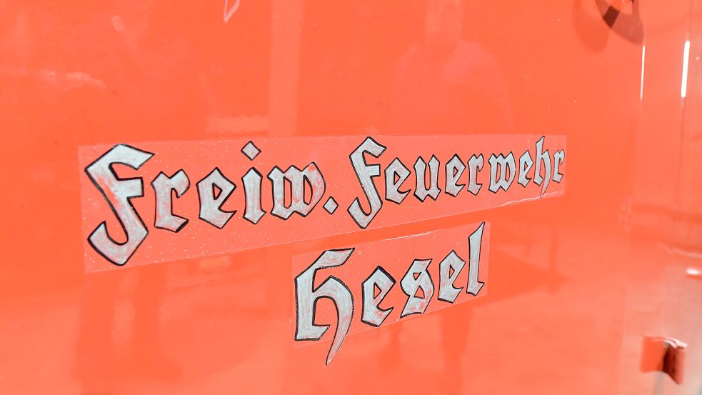 Der Original Schriftzug prangt noch immer an der Tür. Foto: Ortgies