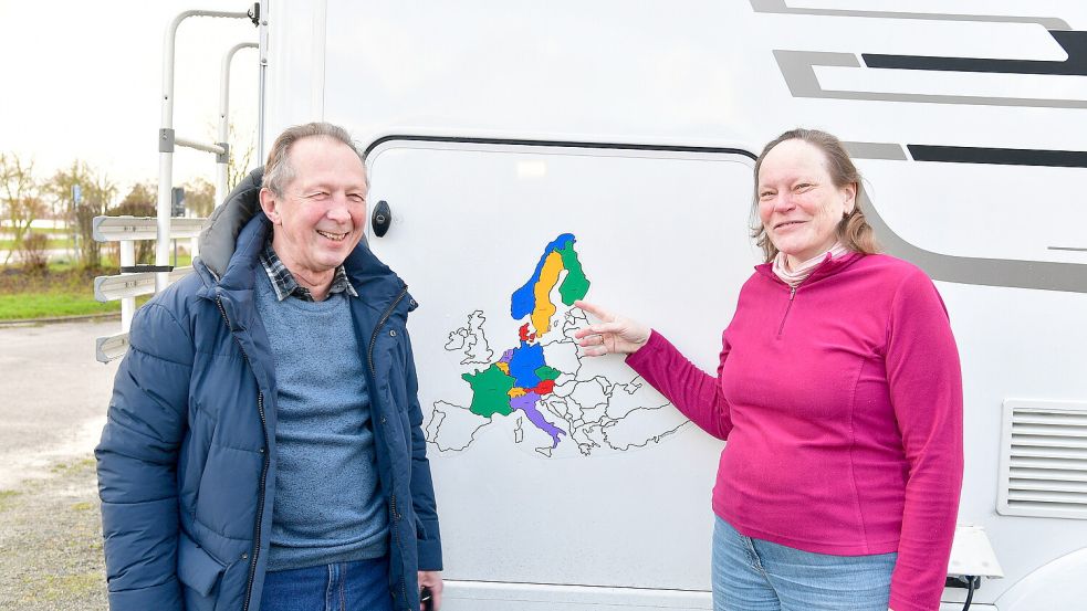 Gerd und Sabine waren mit ihrem Wohnmobil schon fast überall in Europa unterwegs.