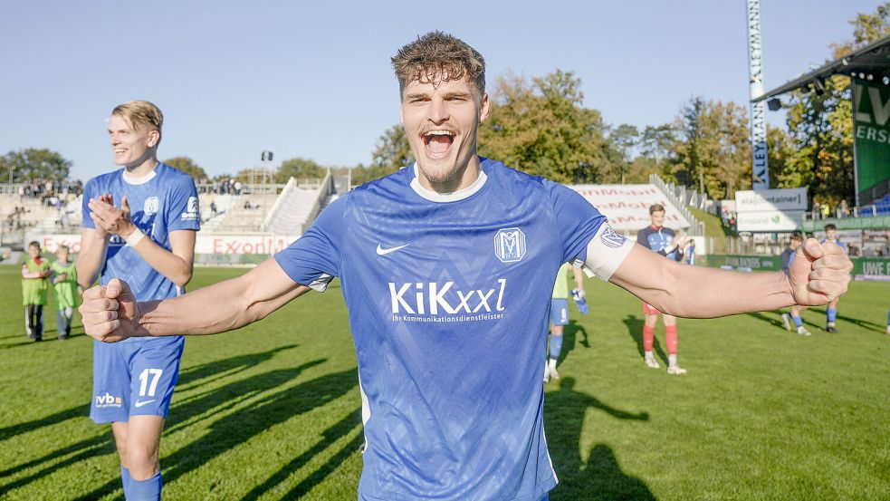 Marek Janssen hat im Trikot des SV Meppen schon einige Tore bejubeln dürfen. Foto: Imago
