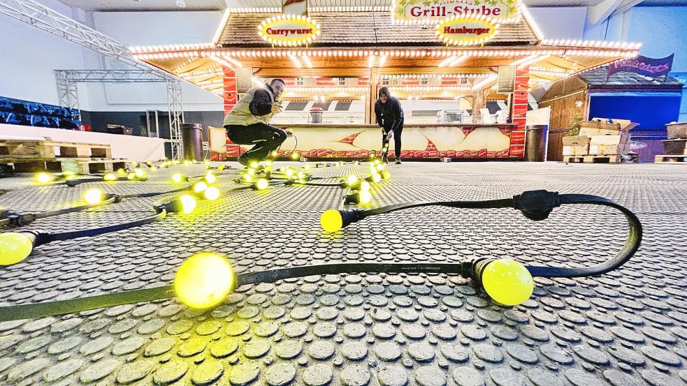 Auch Imbissstände gehören zur Eiszeit.