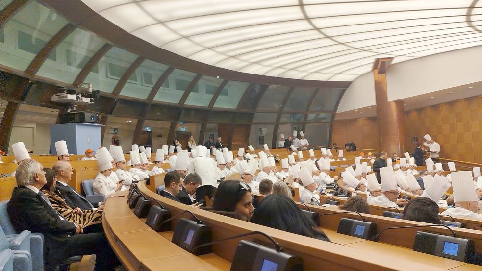 Der italienische Verband der Köche zeichnete Köche aus, die dazu beitragen, die Werte und die Tradition der italienischen Küche zu verbreiten. Foto: privat