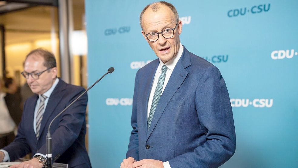 Riskiert Friedrich Merz zu viel? Am Ende der Woche bringt die Union ein Gesetz in den Bundestag ein, das voraussichtlich nur mit den Stimmen der AfD eine Mehrheit bekommen wird. Die Brandmauer-Debatte ist neu entfacht - mitten im Wahlkampf. Foto: Michael Kappeler
