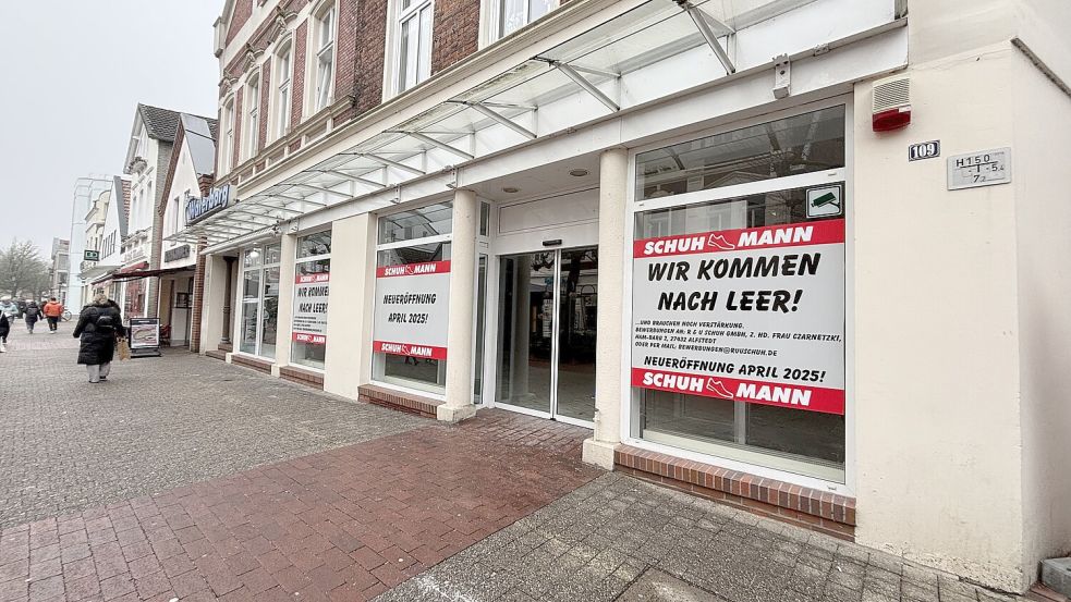 Schuh-Mann eröffnet eine Filiale in Leer. Foto: Bothe