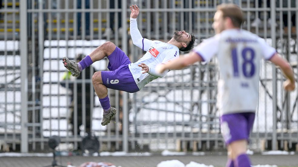 Sein Salto-Jubel durfte nicht fehlen. Foto: Foto: Michael Titgemeyer/osnapix