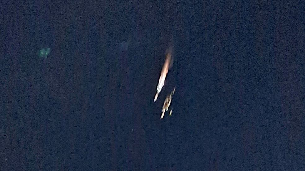 Marie Esen hat zu Arbeitsbeginn um 4.45Uhr auch in Wiesmoor/Hinrichsfehn den Weltraumschrott verglühen sehen. Foto: Marie Esen