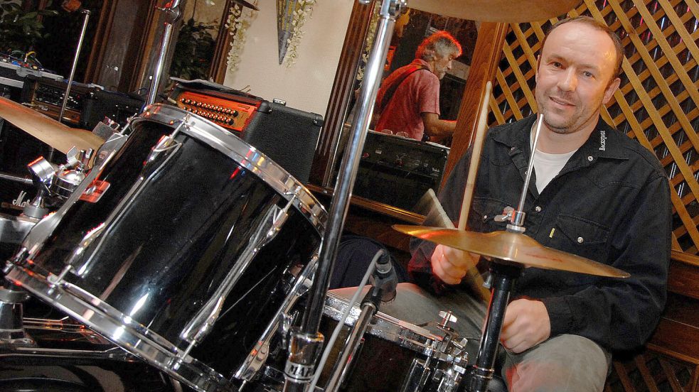 Der Schlagzeuger Heino Schwabe kam drei Jahre nach der Gründung von Backstage zu der Band. Foto: Privat