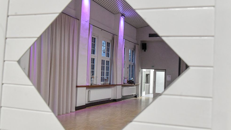 Der große Saal der Pumpstation wird für vieles genutzt: Basar, Repair-Café, private Feiern und mehr. Foto: Ortgies