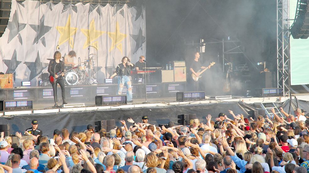 Publikumsmagnet und Kostentreiber zugleich: die Borkum Beach Days. Foto: Ferber