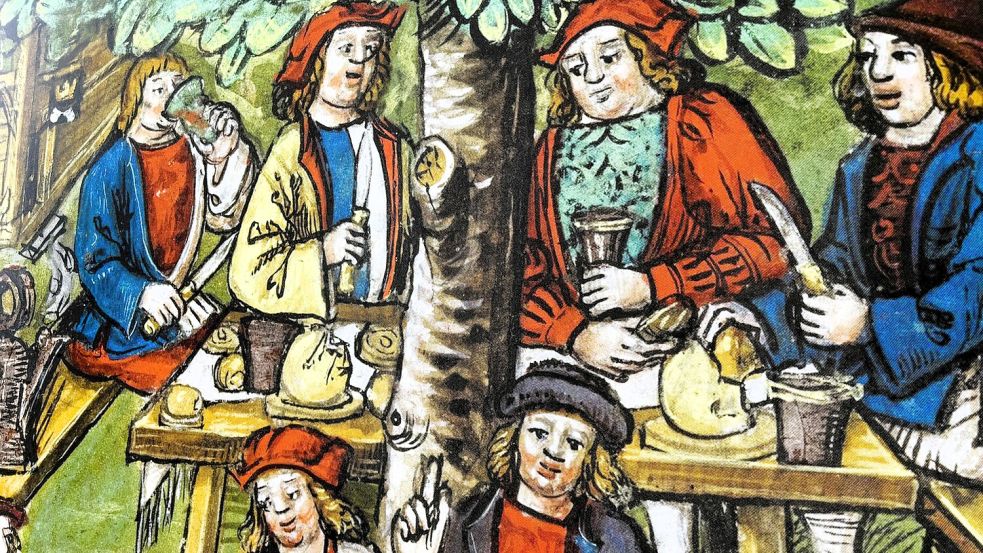 So wurde eine Gerichtsversammlung in der Kunst verarbeitet. Das Gemälde stammt von Diebold Schilling (1513). Foto: Vogt
