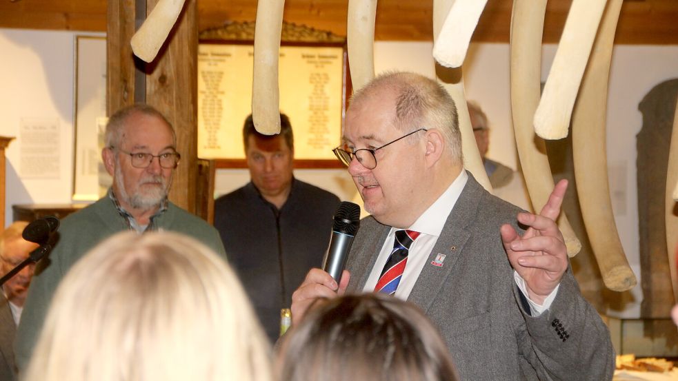 Über den Stand der Finanzierung hatte Markus Stanggassinger Anfang des Jahres beim Neujahrsempfang im Heimatmuseum informiert. Foto: Ferber
