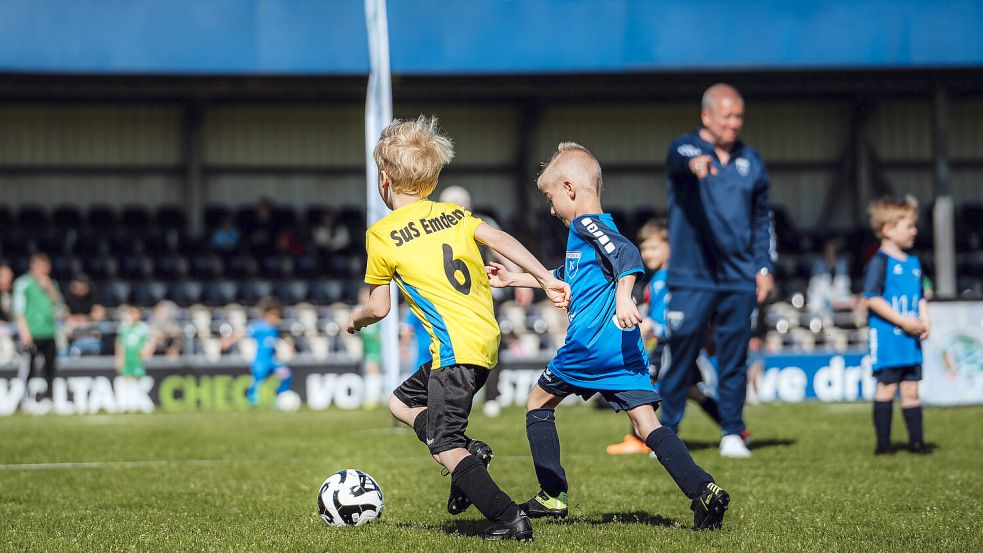 Auch für 2024 verzeichnet der Stadtsportbund Emden wieder steigende Mitgliederzahlen. Besonders groß war der Zuwachs bei den Kindern und Jugendlichen. Foto: Tobias Bruns