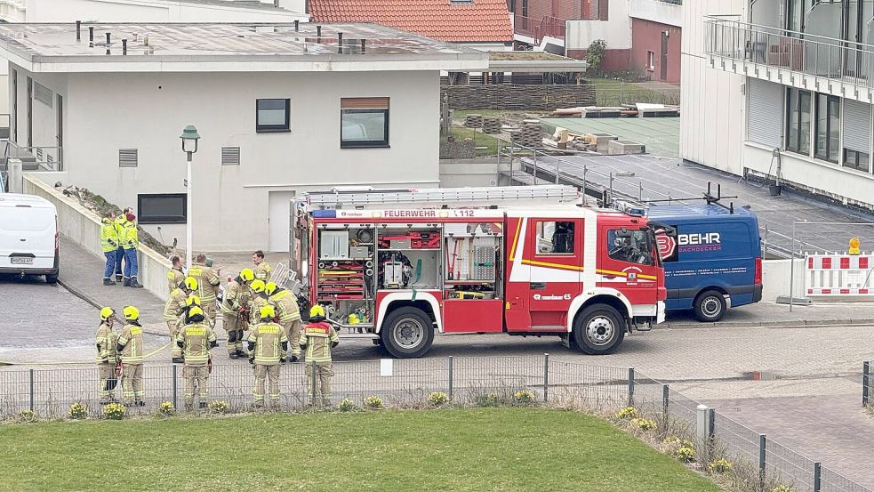 Die Feuerwehr war auf Norderney wegen eines Kabelbrandes im Einsatz. Fotos: Feuerwehr