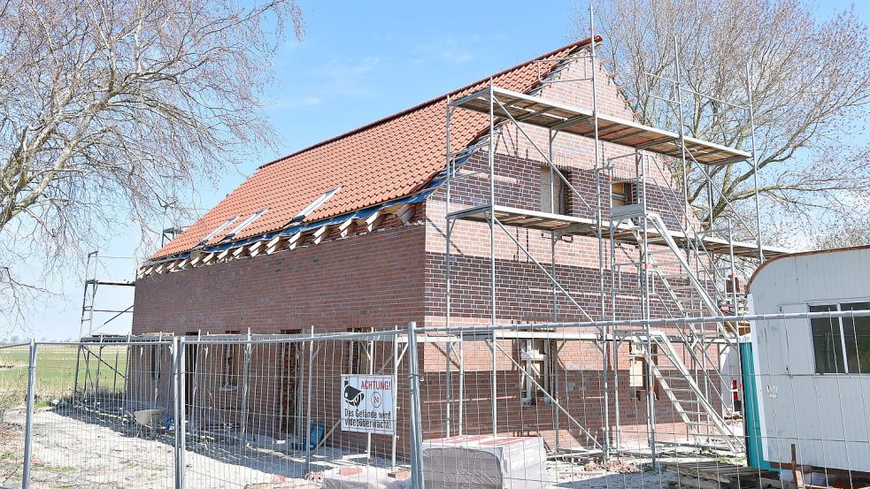Die Ruine ist nicht mehr wiederzuerkennen.