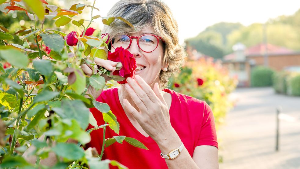 Katrin Iskam gibt ganz praktische Tipps fürs Gärtnern. Dafür und für ihren Humor lieben sie ihre Follower. Foto: Nicole Müller