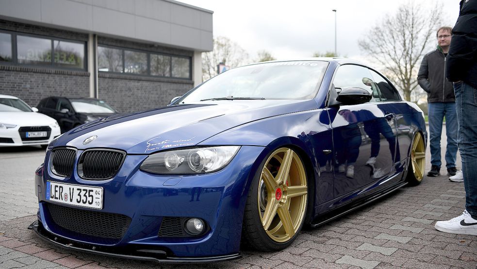 Dieser BMW zog die Blicke auf sich. Foto: Stromann