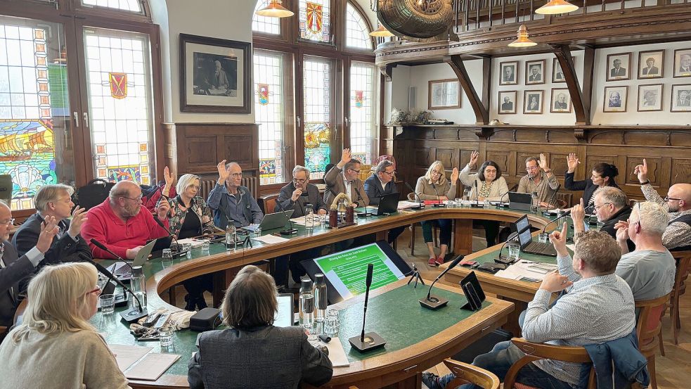 Pro Haushalt: Der Stadtrat war sich einig. Foto: Ferber