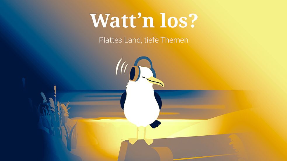 Die zweite Staffel des Podcasts „Watt´n los?“ läuft seit Mitte März. Das Thema: die Erdgasbohrungen vor Borkum. Grafik: ZGO