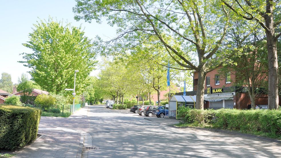 Die Kreuzungsbereiche in der Olthaver Straße sollen künftig einen Platzcharakter bekommen. Foto: Bodo Wolters