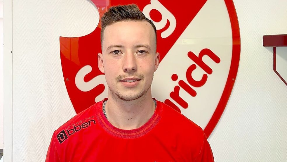 Niklas Antoni im Trikot der SpVg Aurich. Foto: Verein