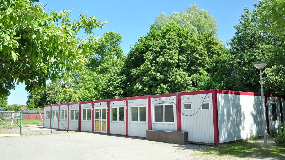 Bis vor Kurzem nutzte die OBW die Container in der Breslauer Straße für eine Kita. Foto: Bodo Wolters