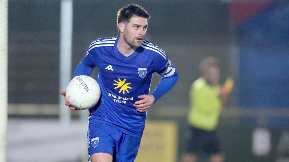 Tido Steffens übernahm zur abgelaufenen Saison das Kapitänsamt von Bastian Dassel. Foto: Doden, Emden
