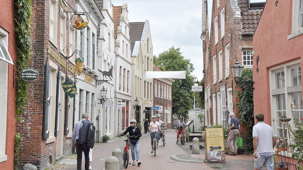 Die Altstadt lädt zu einem Bummel ein. Foto: Bodo Wolters/Archiv