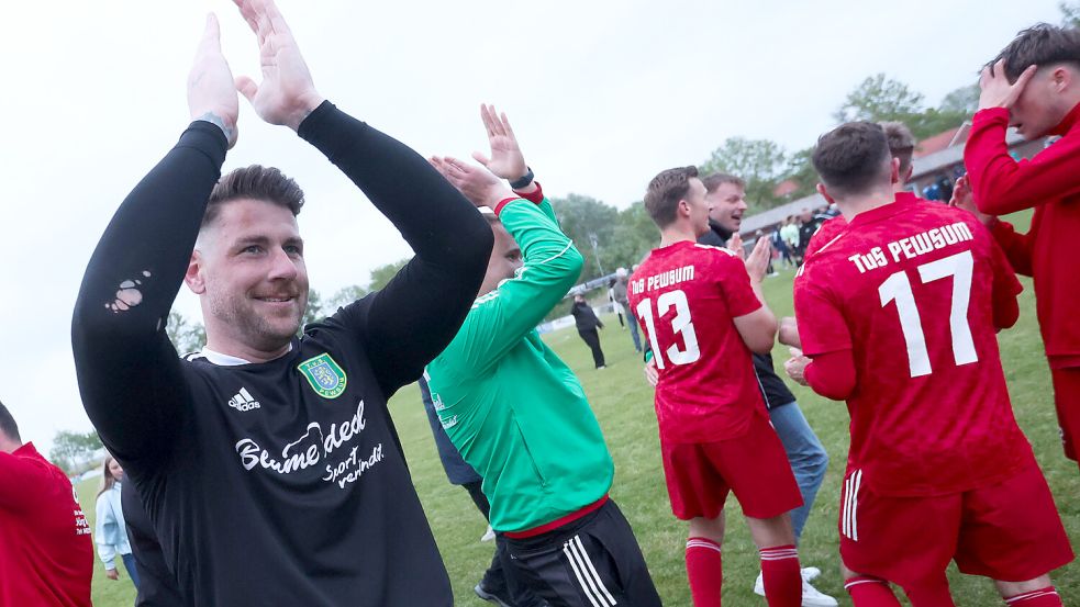 Auch Nils Ludwig verabschiedete sich mit dem Heimspiel gegen Holtriem. Archivfoto: Doden/Emden