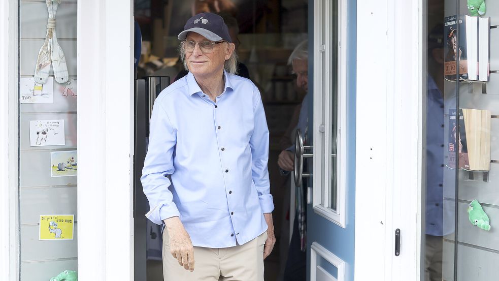 Otto Waalkes besuchte seine Heimatstadt Emden am Samstag, 14. Juni 2025. Foto: Jens Doden