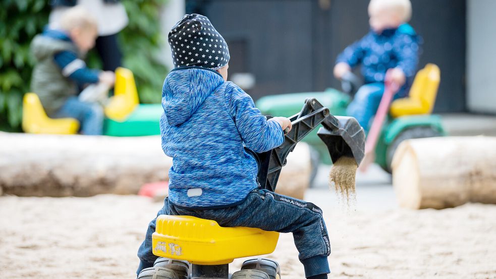 92 von 117 Familien haben Borkums Kindertagesstätte in verschiedenen Bereichen bewertet. Symbolfoto: Rolf Vennenbernd/dpa