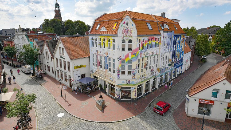 Für die Leeraner Altstadt wurde jetzt eine Erhaltungssatzung beschlossen. Foto: Klaus Ortgies/Archiv