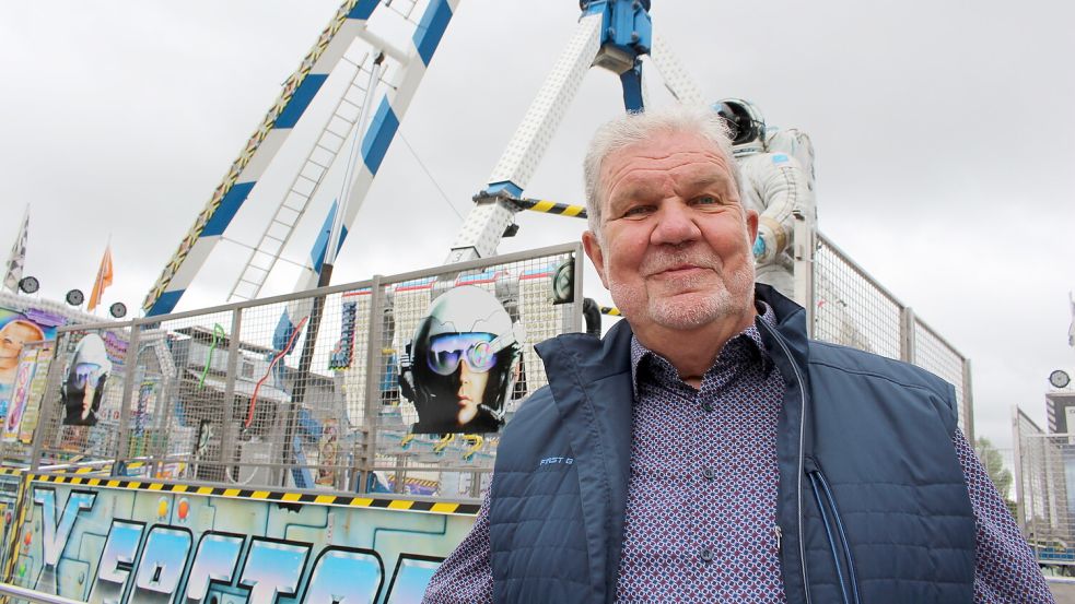 Dieter Kramer ist Platzmeister der Schützencompagnie und sorgt dafür, dass beim Schützenfest alles an seinem Platz ist. Foto: Imke Oltmanns