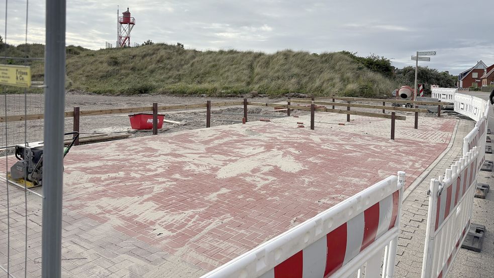 Die Pflasterarbeiten sollen zeitnah abgeschlossen sein. Foto: Florian Ferber