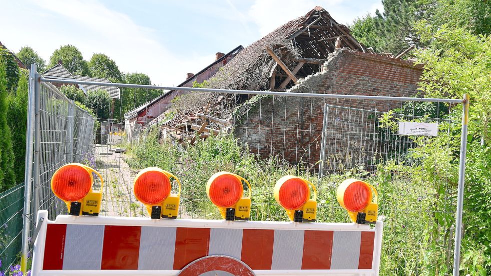 Aktuell steht noch eine Antwort der Denkmalschutzbehörde aus – es geht um den Erhalt oder den Abriss der Scheune.
