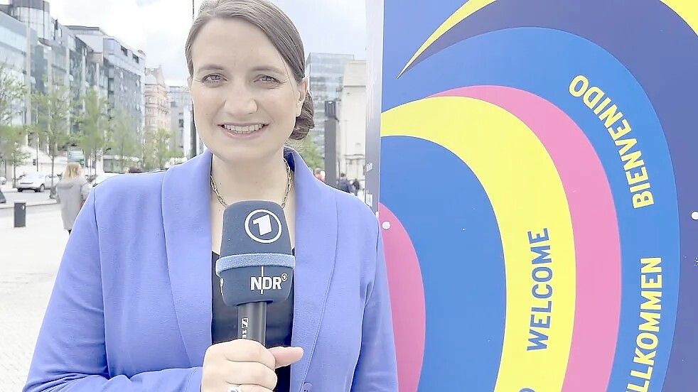Auch beim Eurovision Song Contest war Mareike Aden live vor Ort. Archivfoto: privat
